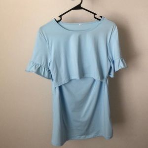 Nursing friendly top